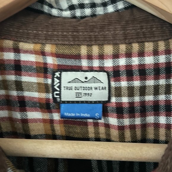 Kavu L/S Flannel Shirt - Sz. S - Picture 4 of 5